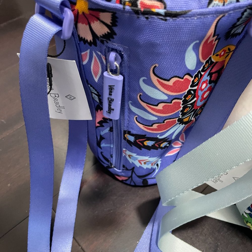 Vera Bradley water bottle holder and cross body bag NWT